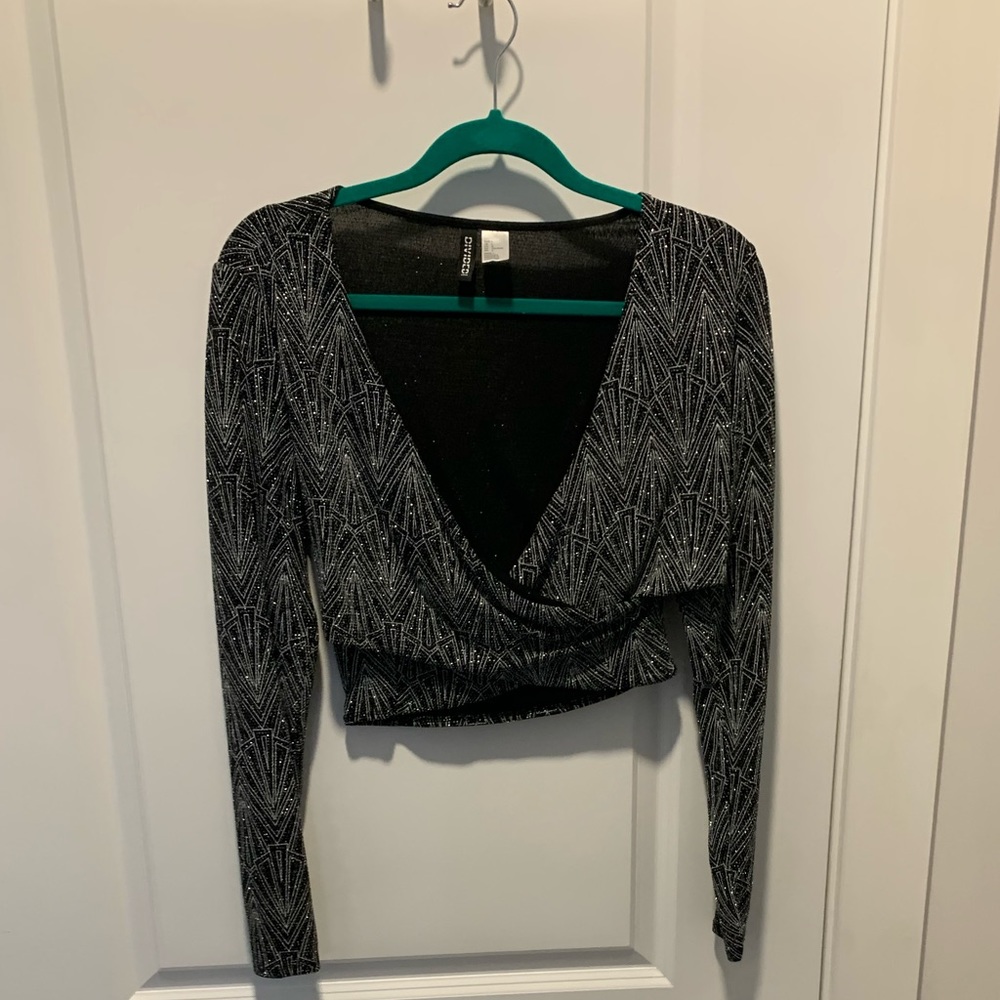 Crop  sparkly top